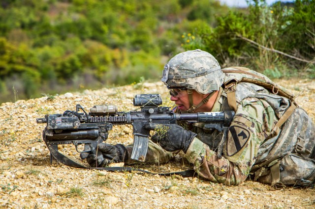 Image: Future American Soldiers may be armed with environmentally friendly ammunition if recent fundamental research translates into a manufactured product. (Staff Sgt. Jennifer Bunn)