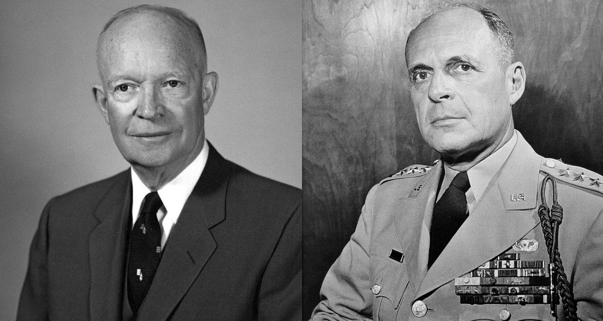 image of Dwight D. Eisenhower and General Ridgway