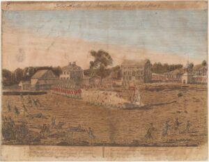 The Battle of Lexington, April 19, 1775. Plate I. (New York Public Library)