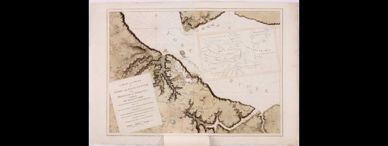 Map of Yorktown, 1782; 