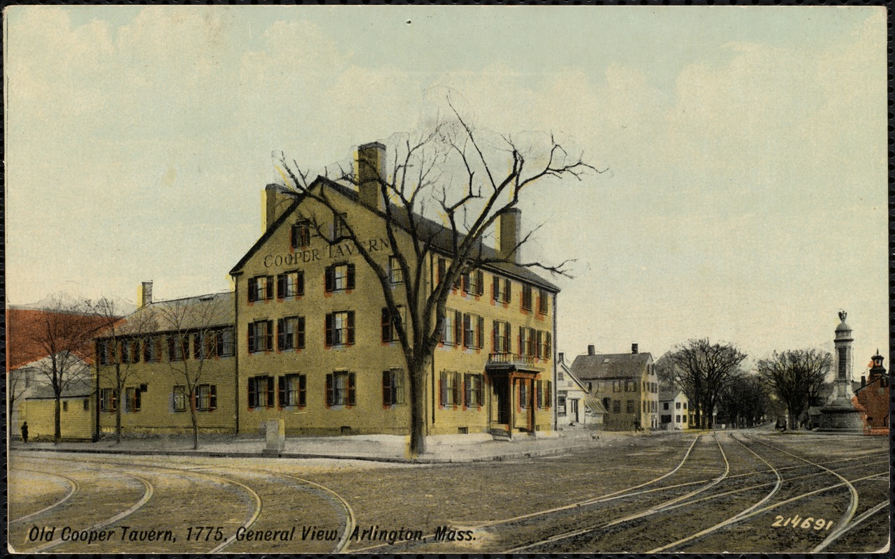 Old Cooper Tavern, 1775 (Robbins Library)