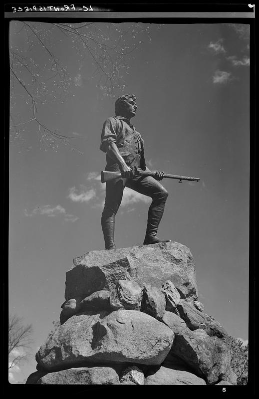 Statue of John Parker, Lexington, MA (Massachusetts Collections Online)