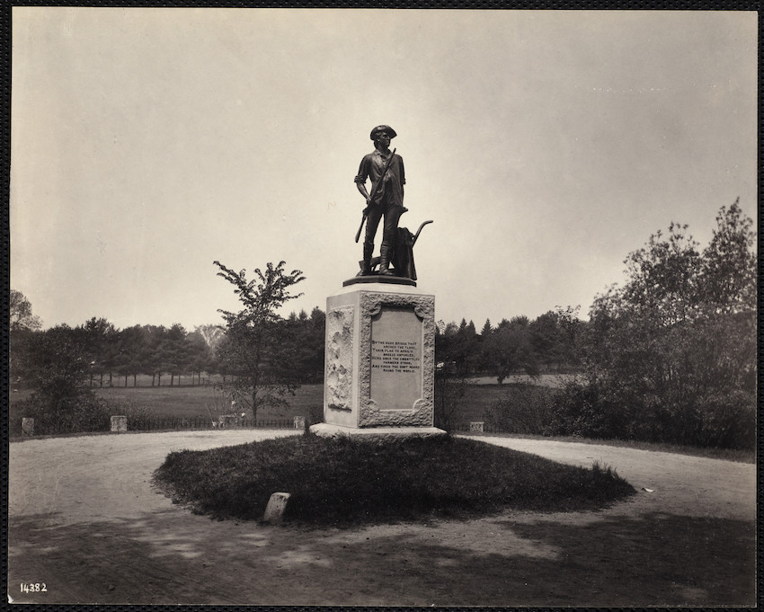 Minuteman Statue, North Bridge (Historic New England)