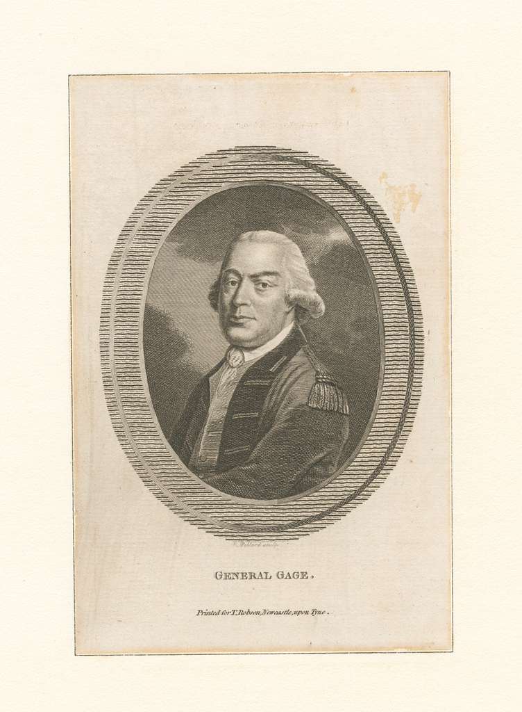 Gen. Thomas Gage, commander-in-chief of British forces in North America (New York Public Library)