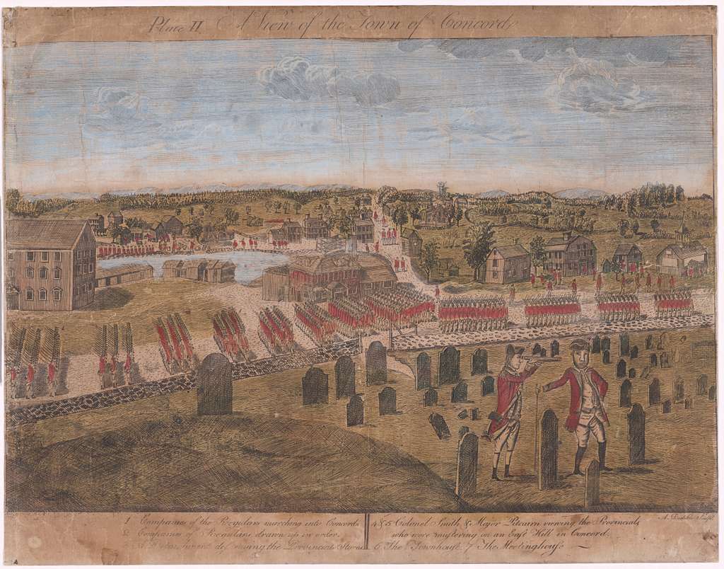 A View of the Town of Concord (New York Public Library)